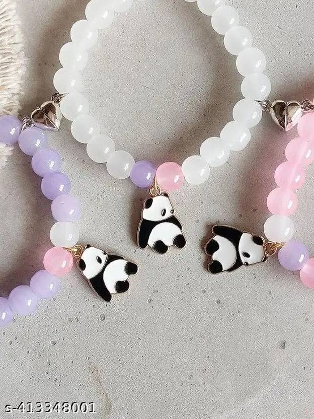 Azure Glass Bead String